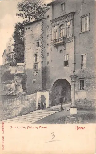 B93364 arco di san pietro in vincoli roma italy