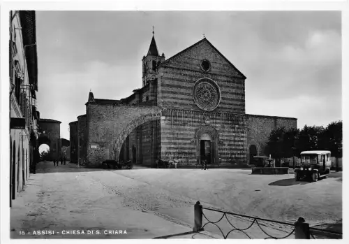 BR9109 Assisi Chiesa di S Chiara italy