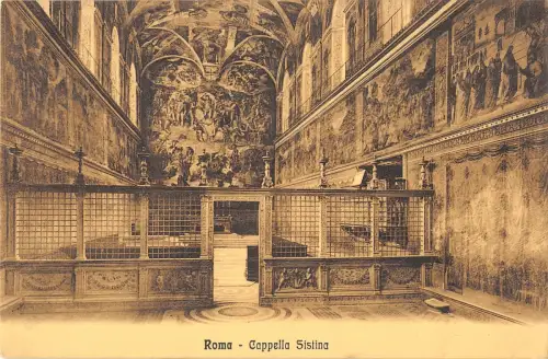 BG34599 cappella sistina roma italy