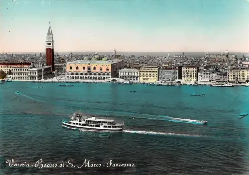 BT2234 venise bassin de St Marc Panorama Schiffsbateaux Italien