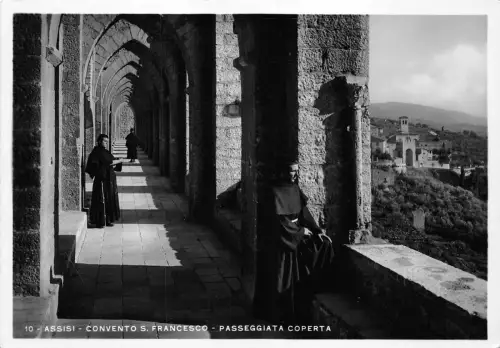 BR9118 Assisi Convento S Francesco italy
