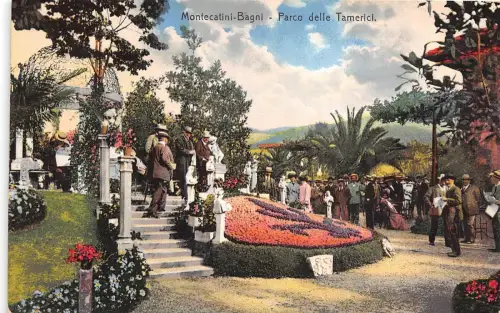 B2498 Italy Montecatini Bagni Paroc delle Tamerici not used 19 front/back scan