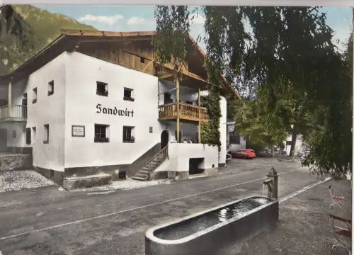 BF23071 Passeiertal Meran Gasthof Sandwirt Italien Vorder-/Rückbild