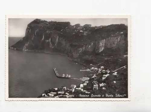BF19231 capri marina grande e punta liberia italy front/back image