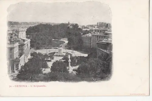 BF19151 genova l acquassola italy front/back image