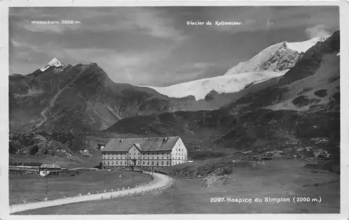 B94709 Hospiz du Simplon Echtfoto Schweiz