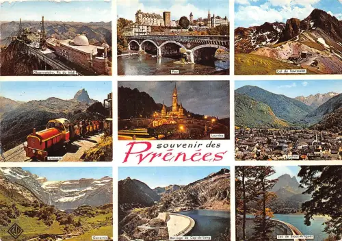 B51984 Les Pyrenäen Zug Frankreich