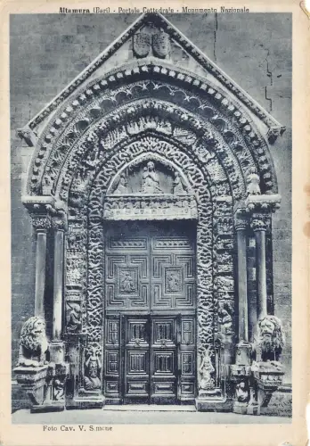 Lot196 italy altamura bari National Monument Cathedral Portal