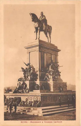 US5644 roma monumento a giuseppe garibaldi italy