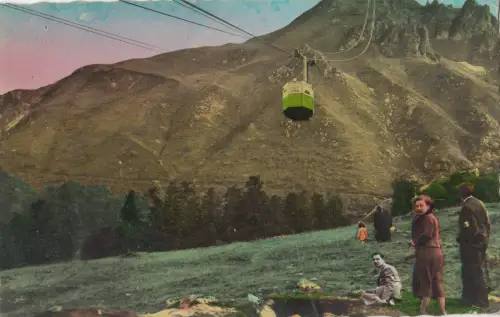 BF25724 le mont dore saney cable train france front/back image