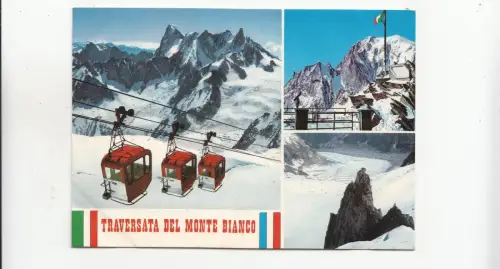 BF33007 traversata del monte bianco cable train italy front/back image