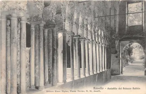 uk42591 ravello peristilio del palazzo rufolo italy