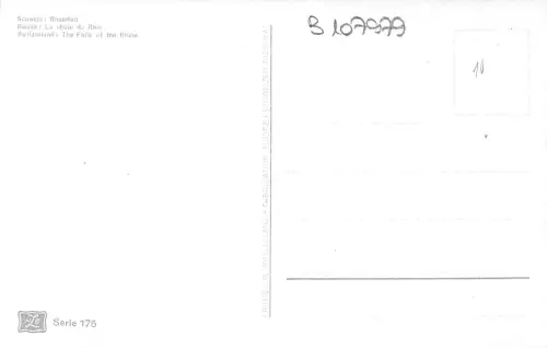 B107979 Schweiz Rheinfall Der Rheinfall Echtfoto UK