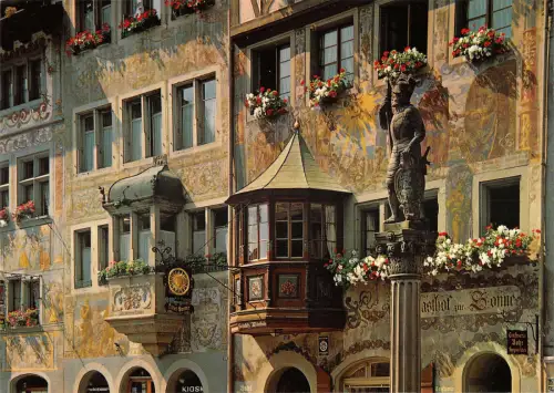 B110761 Schweiz Stein am Rhein Erker am Rathausplatz Rathaus