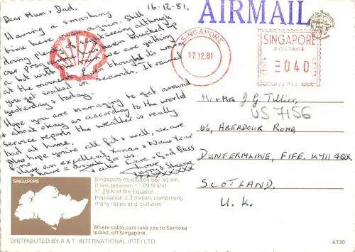 us7156 singapore shell postmark cable train