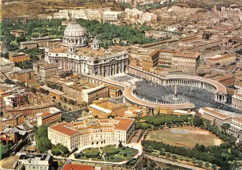 B110404 Italien Roma Petersplatz Luftansicht Panorama