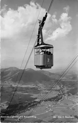 BG32009 Seilbahn Rauschbergbahn mit Ruhpolding Germany CPSM 14x9cm