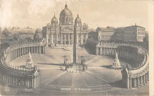 B107164 Italien Roma Il Vaticano Quadratbrunnen