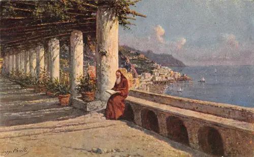 B107245 Italien Amalfi dall'Hotel Cappuccini