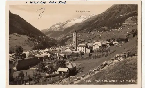 BF16797 Panorama Airolo Italien Vorder-/Rückbild