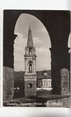 BF32801 castiglion fiorentina veduta della collegiata italy front/back image