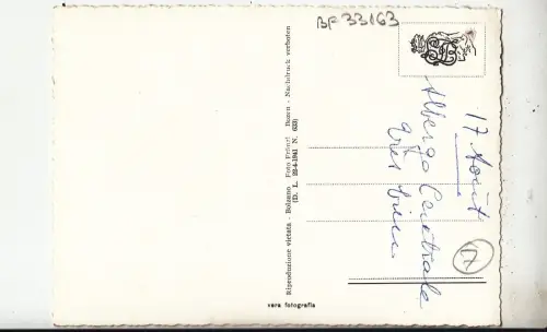 BF33163 bozen laubengasse dolomiti bolzano italy front/back image