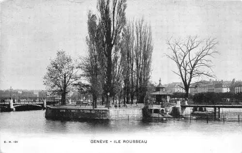 Br33218 Geneve Ille J.J Rousseau Schweiz