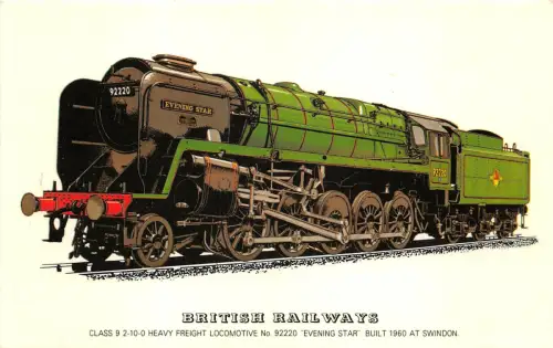 br108255 british railways schwere Güterzuglokomotive gebaut in Swindon Train Rail