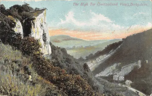 BR96764 the high tor switzerland view derbyshire uk