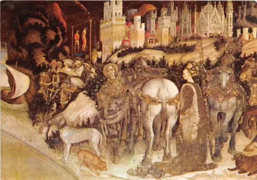 BR6411 Verona St. Geoses et la Princesse Postkarte Italien