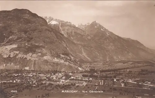 BF16961 martigny vue generale switzerland front/back image