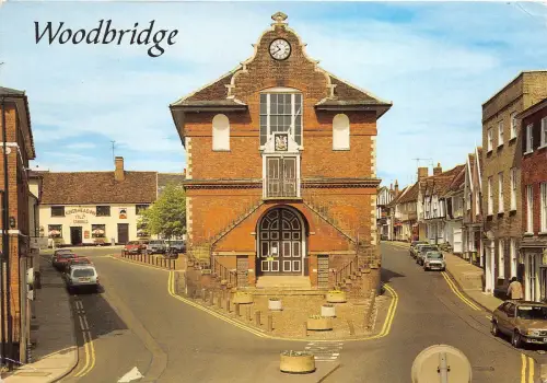 B88723 the shire hall woodbridge car voiture uk