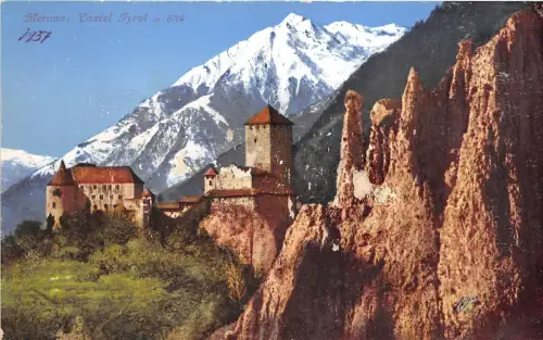 B39553 Meran Schloss Tirol Italien
