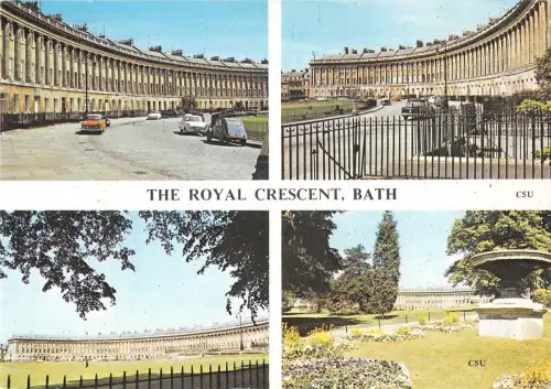 BR89113 the royal crescent bath car voiture uk