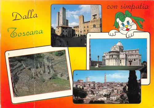 BG17851 toscana multi views italy