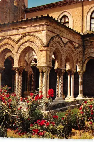 BR14581 Monreale Chiostro def Nebedettini italy