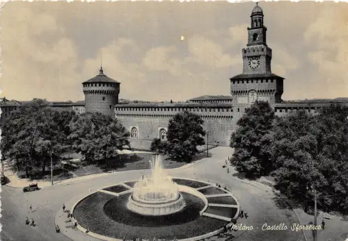 B58444 Milano Castello Sforzesco italy