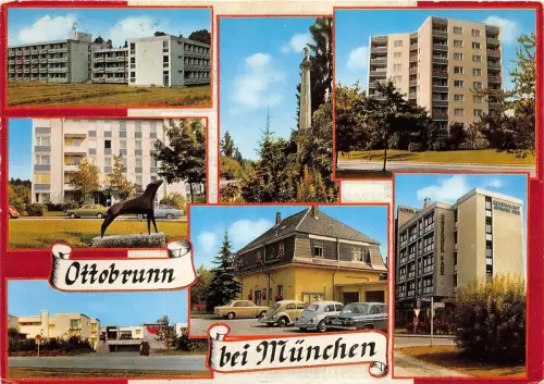 BG3588 ottobrunn bei munchen Auto Volkswagen Käfer CPSM 15x9,5cm Germany