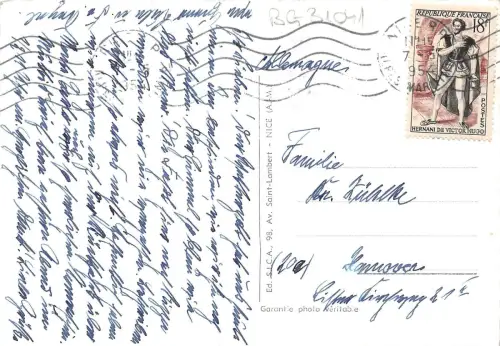 BG31041 schönes Auto voiture la promenade des anglais france CPSM 14,5x10cm