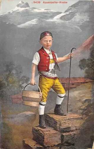 BR36214 Appenzeller Knabe Kind Enfant Schweiz