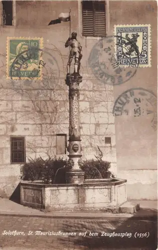 BC60714 Solothurn St Mauriziusbrunnen RAR TCV Schweiz