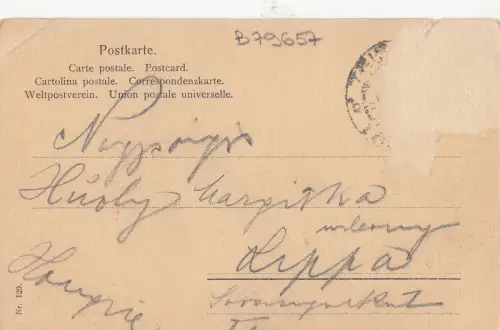 B79657 Triest Molo Schiffsbateaux Italien Vorder-/Rückbild