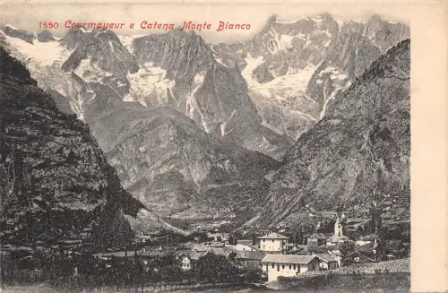 BR44215 Courmayeur e catena monte bianco italy