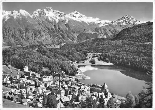 B108154 Italien St. Moritz mit Piz Languard u. Piz Albris Echtfoto UK