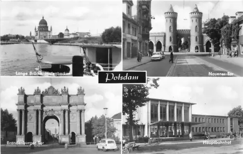 BG15015 potsdam multi views car voiture germany CPSM 14x9cm