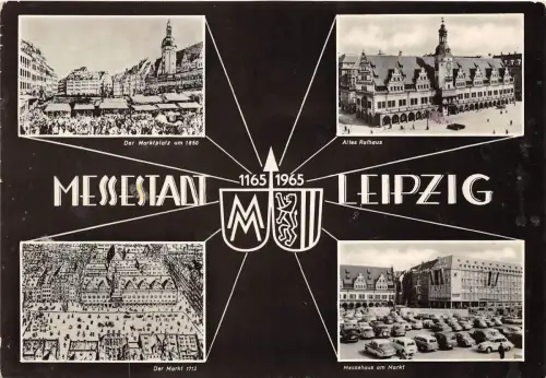 BG16941 Leipzig Auto Voiture Multi Views Germany CPSM 14,5x9cm