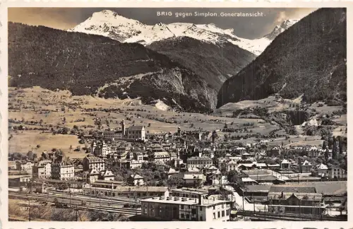 BR36860 Brig gegen Simplon Generalansicht Schweiz