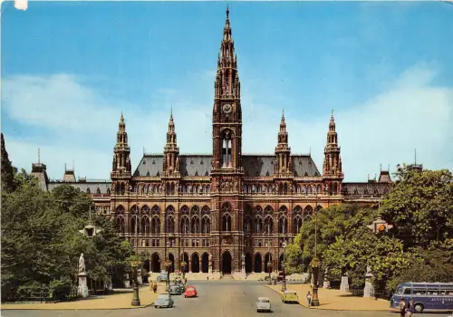B54897 Wien Rathaus Auto Voiture Bus Autobus Österreich