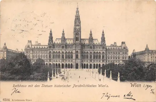 BC60928 Wien Rathhaus Österreich
