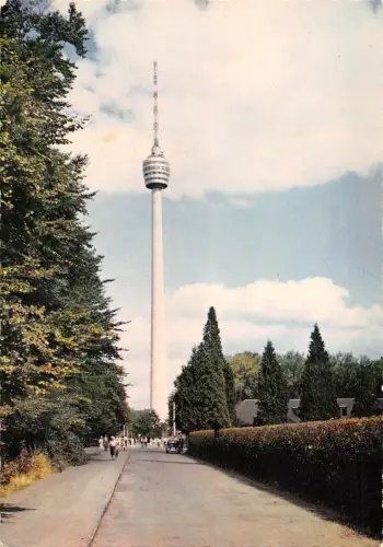 BR57219 Stuttgart Fernsehturm Auto Voiture Volkswagen Käfer Germany